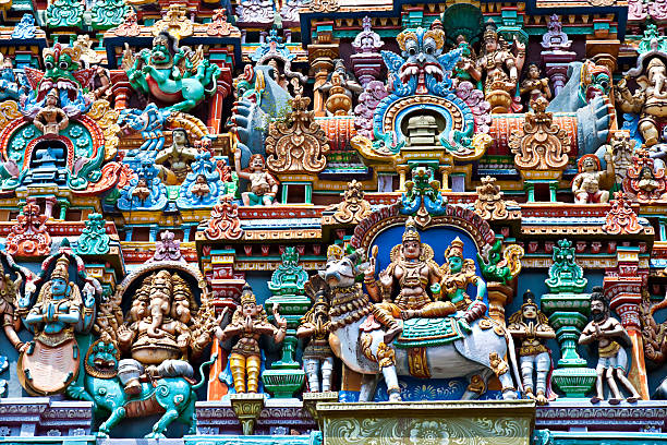 istock Relief of Menakshi Temple 168797697