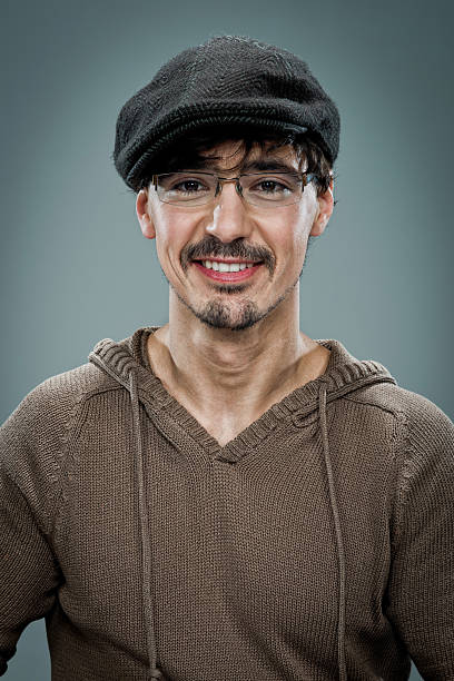 istock Young Cute Man Smiling with a Beret 168799457