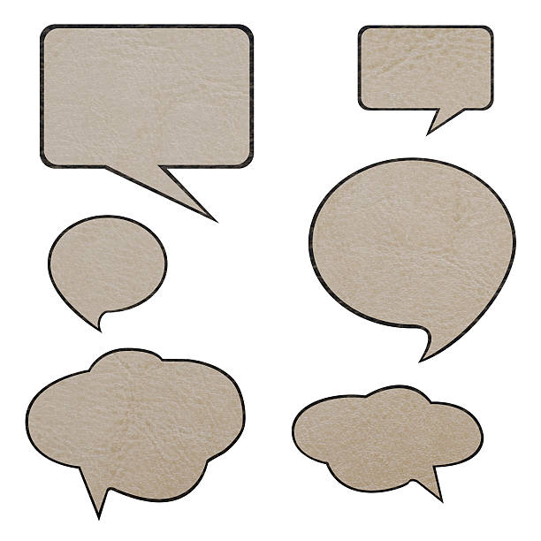 Cтоковое фото set of speech bubbles кожи