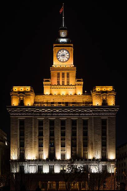 istock custom house the bund at night shanghai china 168799801