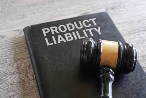istock Closeup image of judge gavel and text PRODUCT LIABILITY 1688000416
