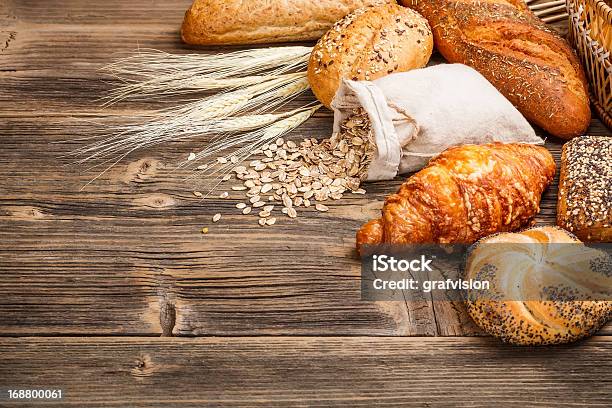 Different Types Of Bread Stock Photo - Download Image Now - Baked Pastry Item, Bakery, Baking