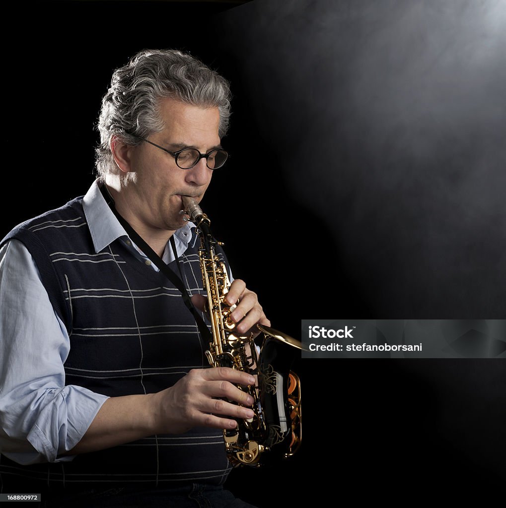 Saxofonista - Royalty-free Artista Foto de stock