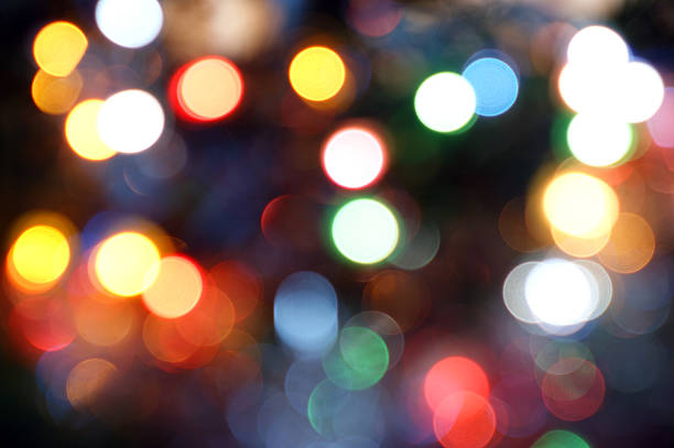 istock Magical Lights. Blurry pattern of colorful decoration lights 168801325