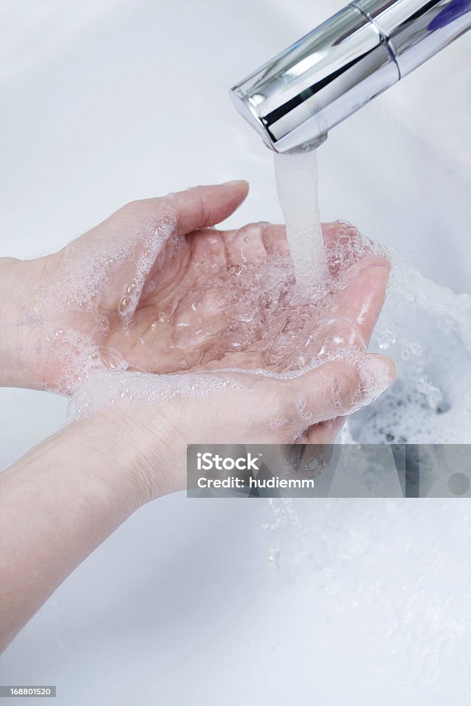 Hände waschen - Lizenzfrei Hände waschen Stock-Foto