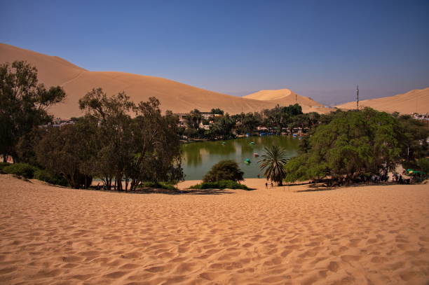 istock High angle view of Huacachina oasis 1688045130