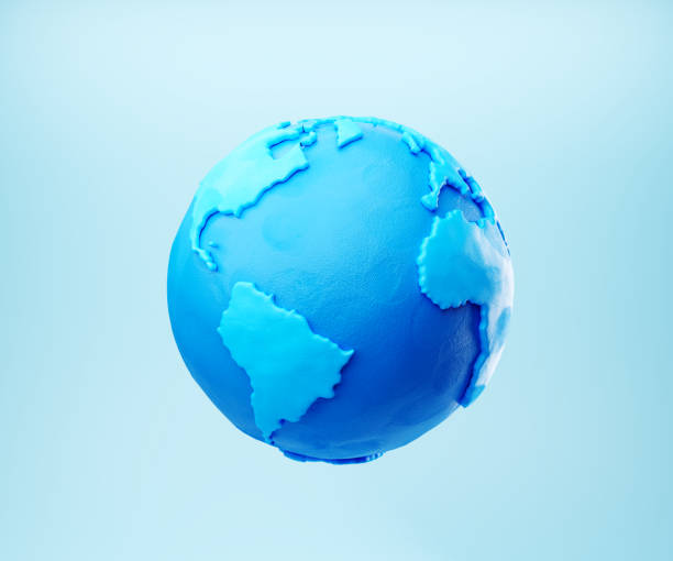 istock World Water Day, eco friendly concept. Plasticine cartoon Earth 1688058888
