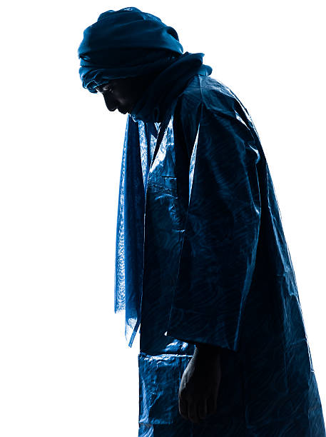 istock man Tuareg portrait silhouette 168810623
