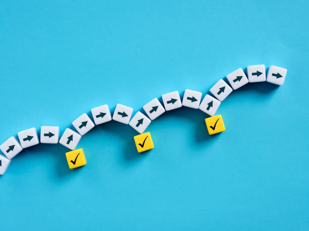 istock Task fulfillment or accomplishment. Project tracking and managing project timeline. Verification in business. 1688116300
