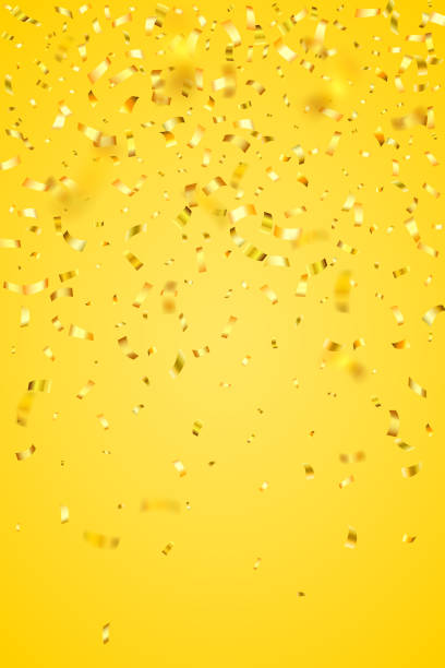 istock Falling gold confetti background. Can be used for celebration, Christmas, New Year, Carnival festivity, Valentine’s Day, advertisment event, National Holiday, etc. 1688118342