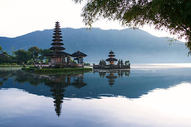 istock lake brataan temple dawn bali indonesia 168812660