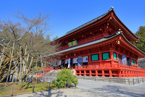 Kyoto, Japan - January 24 2023 : Japanese traditional buildings at Kiyomizu-zaka slope with snow in winter. Crowded with tourists at Kiyomizuzaka, Kiyomizu-dera Temple.