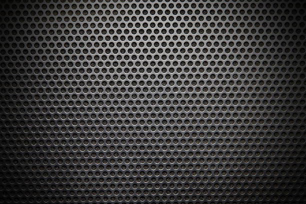 altavoz lattice - hole pattern fotografías e imágenes de stock