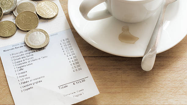 istock Italian Bill after a long meal 168814242