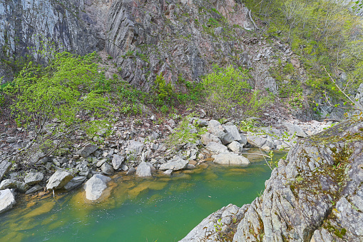 Amazing view of Devin river gorge, Rhodope Mountains, Bulgaria