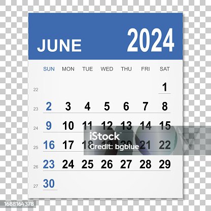 istock June 2024 Calendar 1688164378