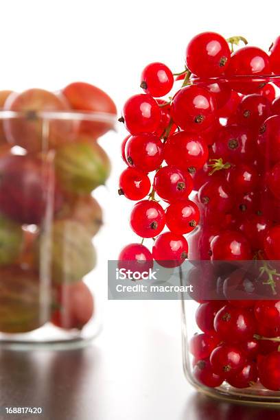 Redcurrant And Gooseberry Stock Photo - Download Image Now - Close-up, Crockery, Currant