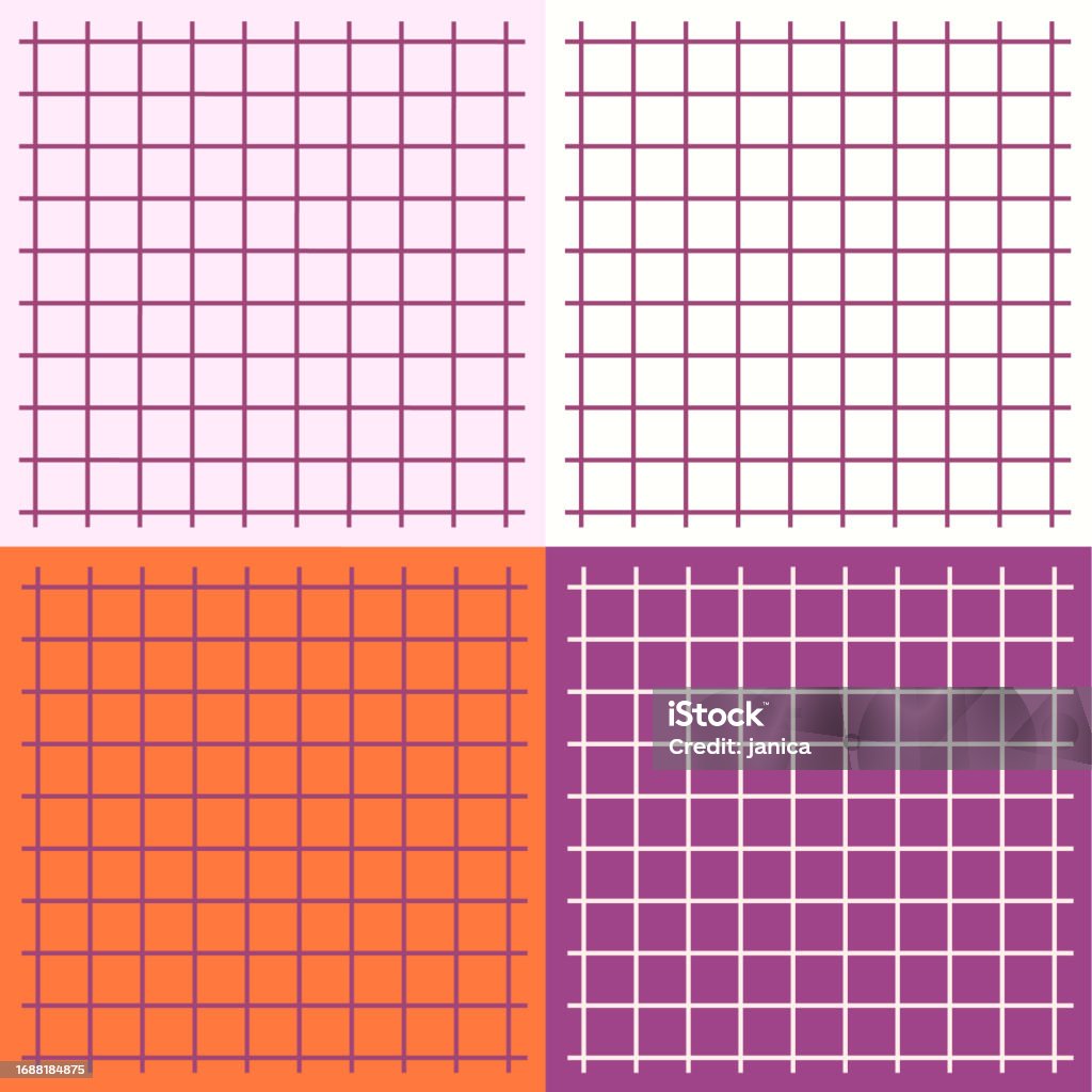 Grid Square Texture Stock Illustration - Download Image Now - Abstract ...