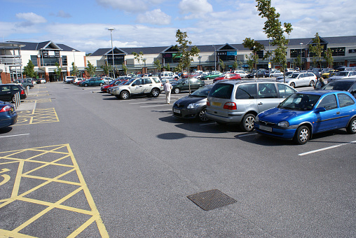 Llandudno shopping park, United Kingdom, July 27, 2009