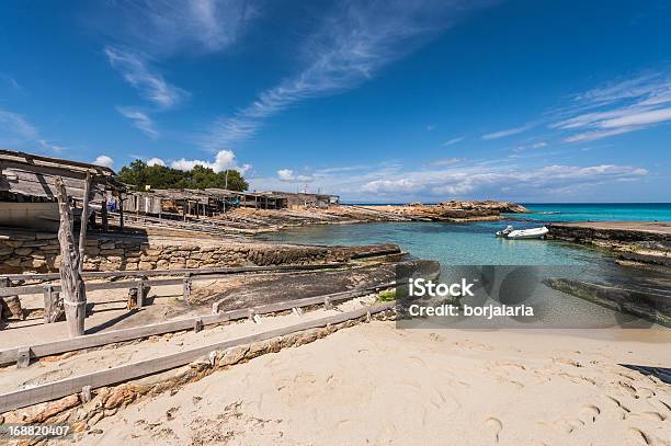 Es Klapki Calo Port W Wyspa Formentera Łodzie Kolei - zdjęcia stockowe i więcej obrazów Baleary