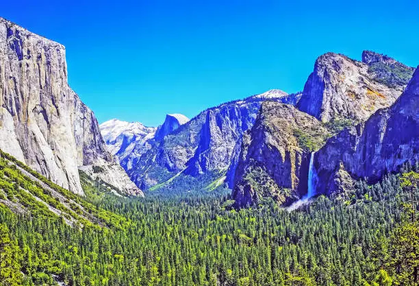Yosemite Valley in Yosemite National Park,  California