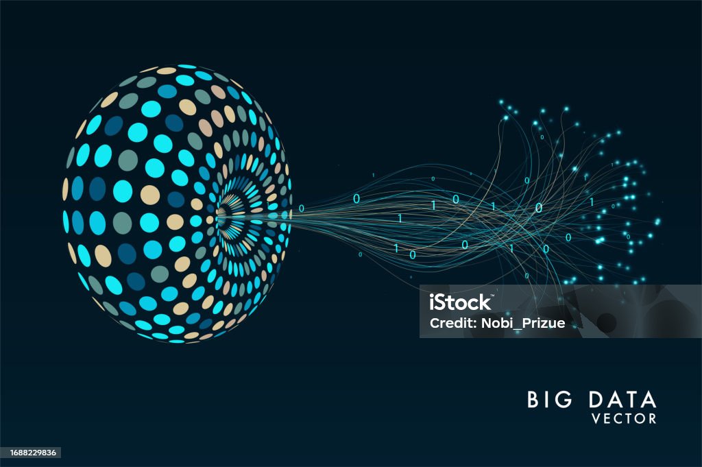 Data Collection Abstract Abstract Big Data Visualization Stock Illustration - Download Image Now ...