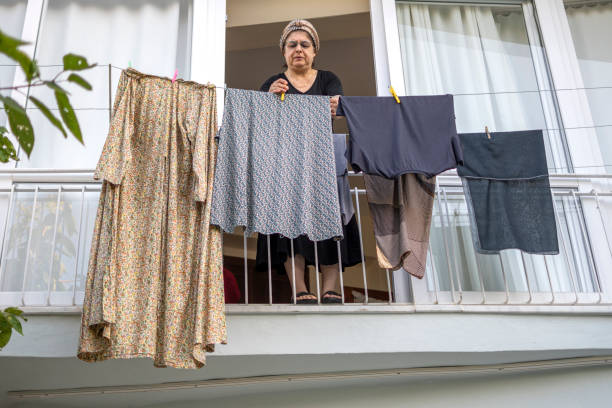 istock Woman hanging old tiled facades 1688230364