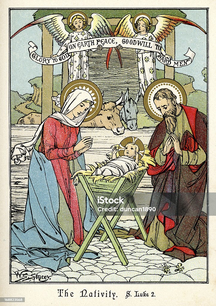 Della Natività - Illustrazione stock royalty-free di Natività