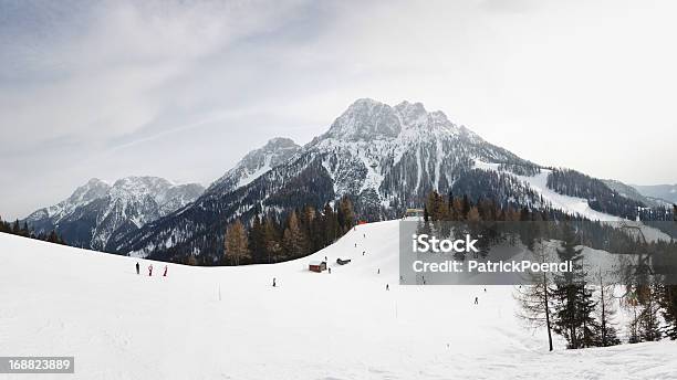 Ski Run At Kronplatz Stock Photo - Download Image Now - Kronplatz, Ski Resort, Winter