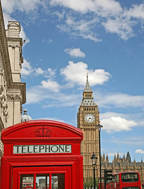 istock London scene with Big Ben and phone booth 168824021