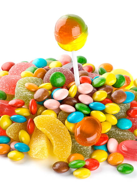 istock Mixed colorful candies 168824141