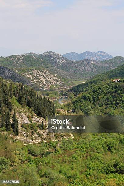 Foto de Rijeka Crnojevica e mais fotos de stock de Bosque - Floresta - Bosque - Floresta, Cena Rural, Cordilheira