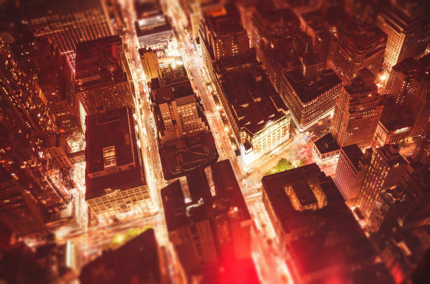 istock manhattan downtown aerial view 168827560