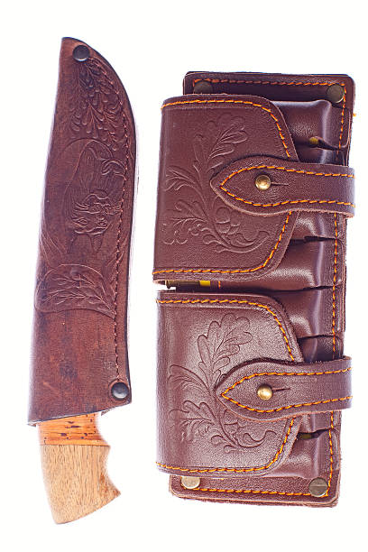istock knife and cartridge belt 168827758