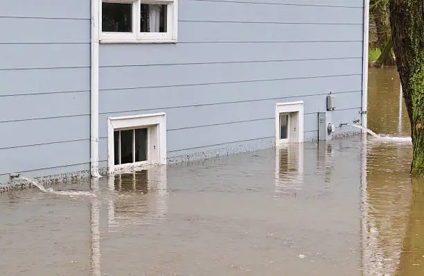 Photo of Pumpout in flood after spring storms