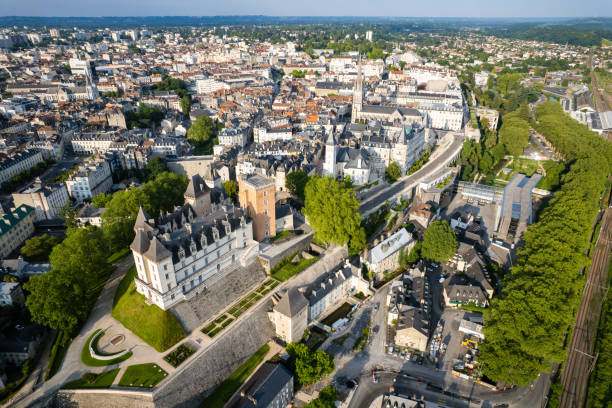 istock Pau, France sunset from above 1688310086