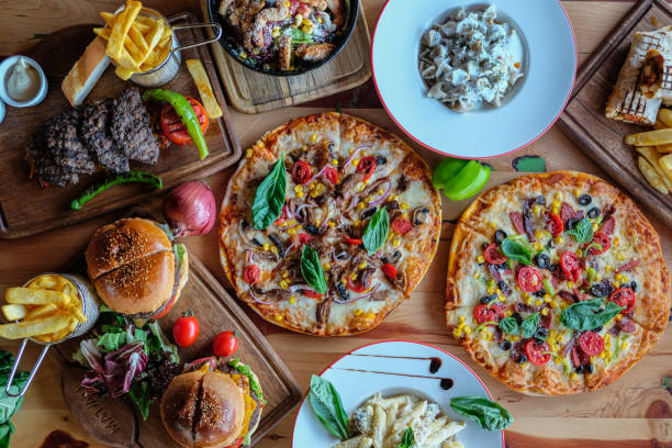 istock Various meat dishes and Turkish pastries 1688313915