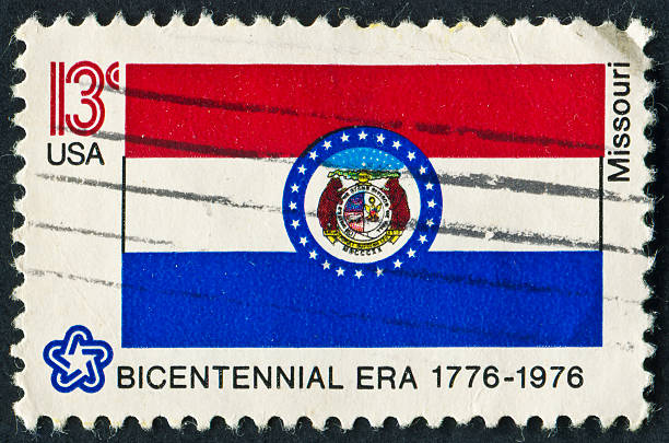 istock Missouri Flag Stamp 168832371