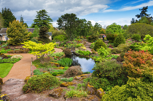 The Royal Botanic Garden Edinburgh in city of Edinburgh, Scotland, UK.
