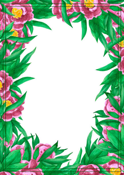 istock Hand drawn watercolor autumn flowers frame border on white background. Can be used for invitation, Scrapbook, poster, label, banner. 1688356113