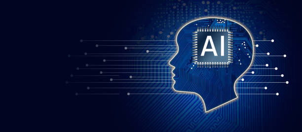 istock AI concept CG with a human face shape drawing on a blue background 1688356645