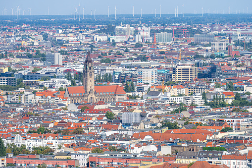 Germany, Berlin, September 09, 2023 - Cityscape of Berlin Charlottenburg with district town hall, Berlin Charlottenburg