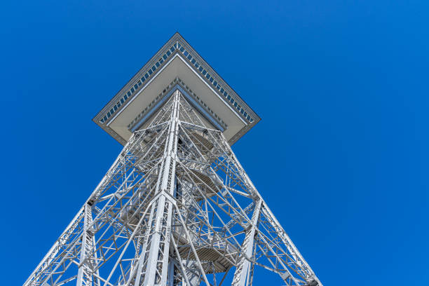 istock Low angle view of Berlin radio tower 1688362541