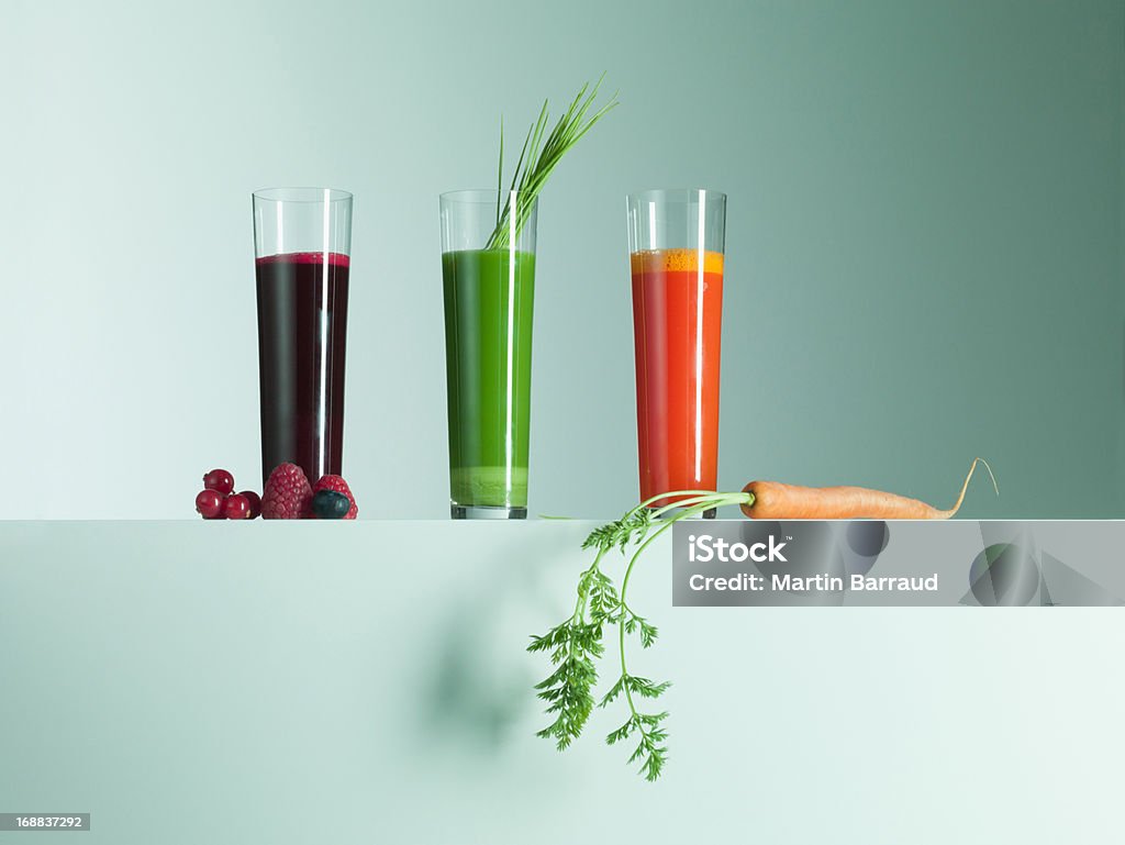 Choix de jus de fruits et légumes - Photo de Agropyre libre de droits
