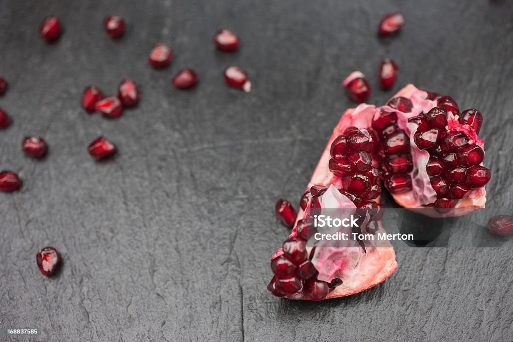 Close-up di chicchi di melagrana - Foto stock royalty-free di Alimentazione sana