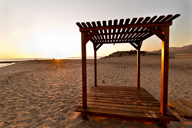 istock Footpath to Beach house at Sunset 168843827