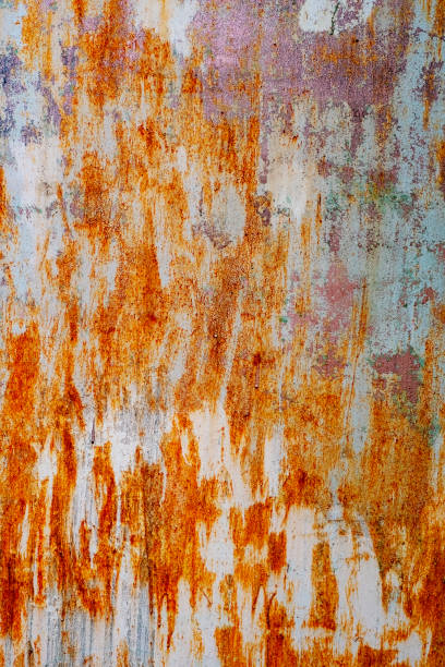 istock Metal surface with scratches and traces of rust 1688463267