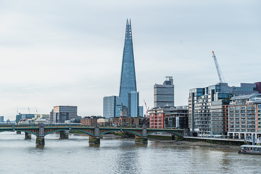 London City Skyline at River Thames