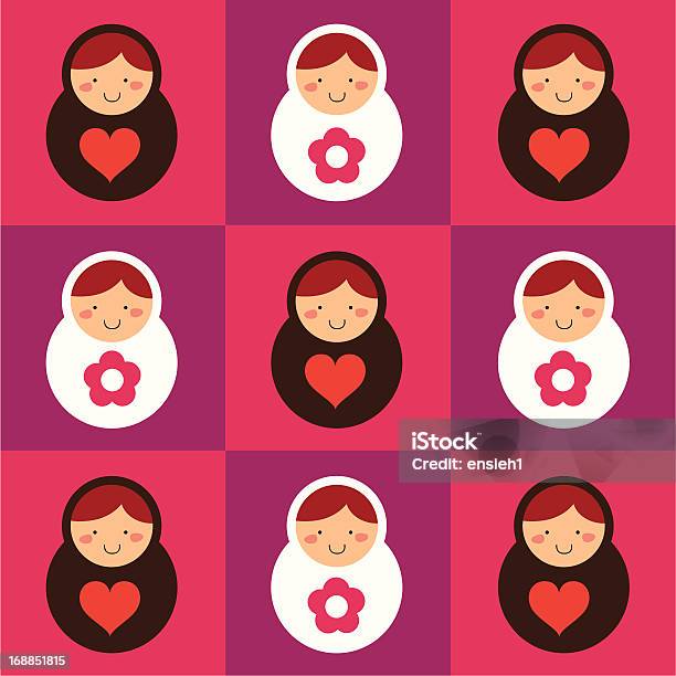 Russian Doll Collection Stock Illustration - Download Image Now - Russian Nesting Doll, Modern, Computer Graphic