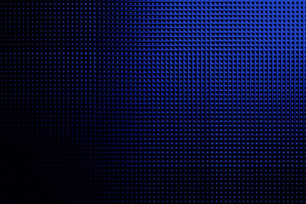 Abstract diagonal blue colorful background with dynamic shadows. 3d render illustration